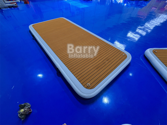Digitales Drucken aufblasbare schwimmende Anlegestelle mit Luftpumpe und angepasste Farbe