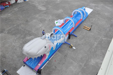 0.55mm PVC-Planen-aufblasbare Wasserrutsche für Kinder, kundenspezifisches scharfes aufblasbares Dia des Beleg-n