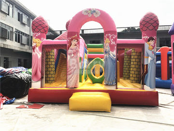 Große rosa Prinzessin Inflatable Bouncer, Berufshandelsschlag-Haus