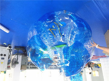 Dauerhafte aufblasbare Spielwaren im Freien, blauer aufblasbarer Hamster-Stoßdämpfer-Ball