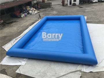 Swimmingpool-Luft nach Maß blaues Siegelrechteck 0.9mm PVCs aufblasbare