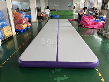 Kommerzielle aufblasbare Luft-Bahn/purpurroter Luft-Sprungs-Sturz Trak für Gymnastik-Sport